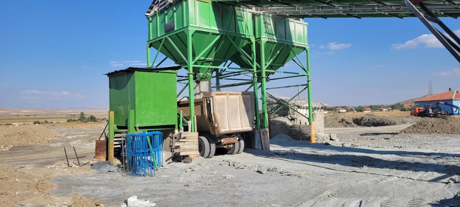Kaya tuzu tesisi yükleme alanı